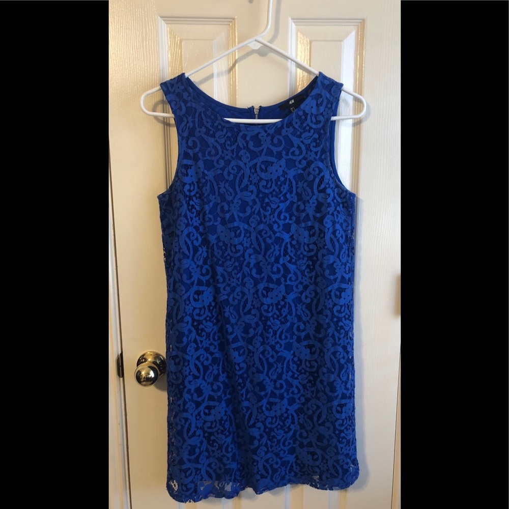 H & M Royal Blue Dress